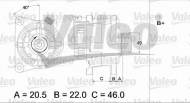 Генератор VALEO 437409