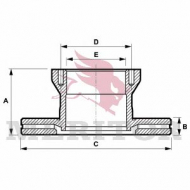 Тормозной диск MERITOR MBR5103