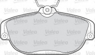 Комплект тормозных колодок VALEO 598695