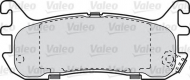 Комплект тормозных колодок VALEO 598835