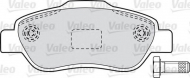 Комплект тормозных колодок VALEO 598696