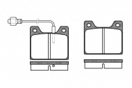 Комплект тормозных колодок WOKING P1133.02