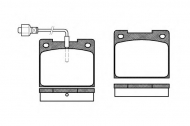 Комплект тормозных колодок WOKING P1393.02