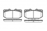 Комплект тормозных колодок WOKING P2483.02