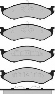 Комплект тормозных колодок Brake ENGINEERING PA1322