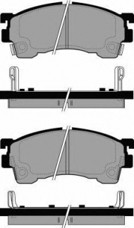 Комплект тормозных колодок Brake ENGINEERING PA768