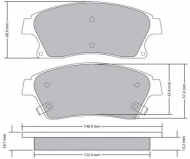Комплект тормозных колодок FREMAX FBP-1724