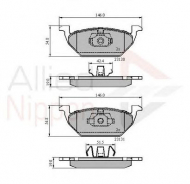 Комплект тормозных колодок COMLINE ADB0889