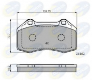 Комплект тормозных колодок COMLINE CBP01703