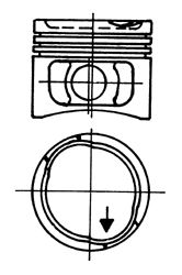 Поршень KOLBENSCHMIDT 93637710