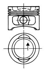 Поршень KOLBENSCHMIDT 93893620