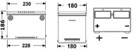 Аккумулятор EXIDE EB608