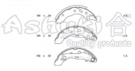 Комлект тормозных накладок ASHUKI M061-02