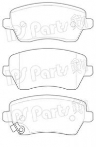 Комплект тормозных колодок IPS Parts IBD-1884