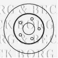 Тормозной диск BORG & BECK BBD4247