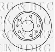 Тормозной диск BORG & BECK BBD4285