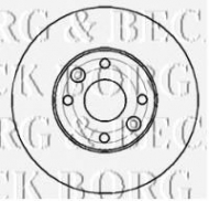 Тормозной диск BORG & BECK BBD4391