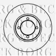 Тормозной диск BORG & BECK BBD4860