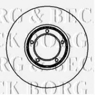 Тормозной диск BORG & BECK BBD4870