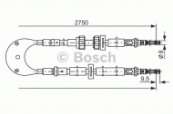 Трос BOSCH 1 987 477 228