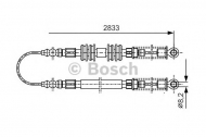 Трос BOSCH 1 987 477 296