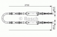 Трос BOSCH 1 987 477 370