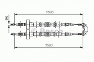 Трос BOSCH 1 987 477 527
