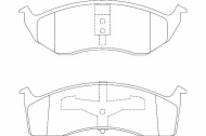Комплект тормозных колодок WAGNER WBP23043A