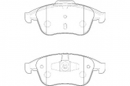 Комплект тормозных колодок WAGNER WBP24710A
