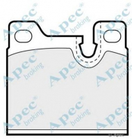 Комплект тормозных колодок APEC braking PAD304