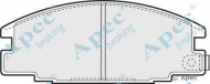 Комплект тормозных колодок APEC braking PAD653