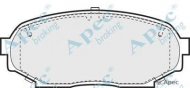 Комплект тормозных колодок APEC braking PAD746