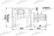 Шарнирный комплект PATRON PCV5005
