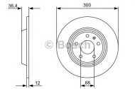 Тормозной диск BOSCH 0 986 479 382