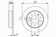 Тормозной диск BOSCH 0 986 479 697