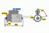 Стартер BOSCH 0 001 110 059