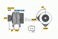 Генератор BOSCH 0 124 525 092