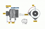 Генератор BOSCH 0 986 041 480