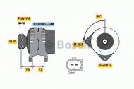 Генератор BOSCH 0 986 046 220