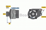 Генератор BOSCH 0 986 080 540