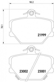 Комплект тормозных колодок HELLA PAGID 8DB 355 008-721