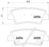 Комплект тормозных колодок HELLA PAGID 8DB 355 014-571