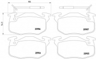 Комплект тормозных колодок HELLA PAGID 8DB 355 018-961