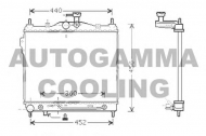 Теплообменник AUTOGAMMA 104267