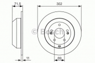 Тормозной диск BOSCH 0 986 479 081