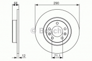 Тормозной диск BOSCH 0 986 479 130