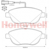Комплект тормозных колодок BENDIX 573306B