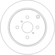 Тормозной диск BENDIX 562261B