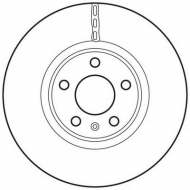 Тормозной диск BENDIX 562615BC