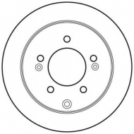 Тормозной диск BENDIX 562686BC